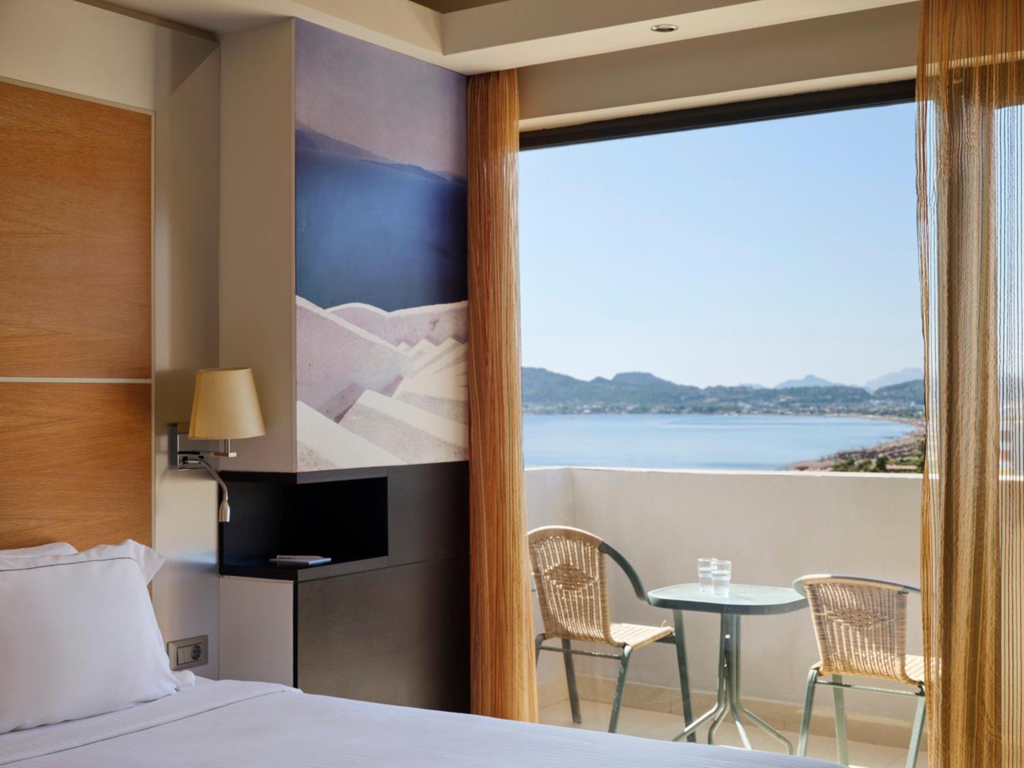 Tweepersoonskamer met 1 of 2 Bedden en Uitzicht op Zee